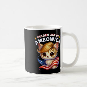 Golden Age Of Ameowica Cute Cat Kitten Wavy Hair J Coffee Mug