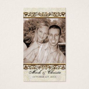 Golden Age of Elegance, Photo Favour Gift Tag