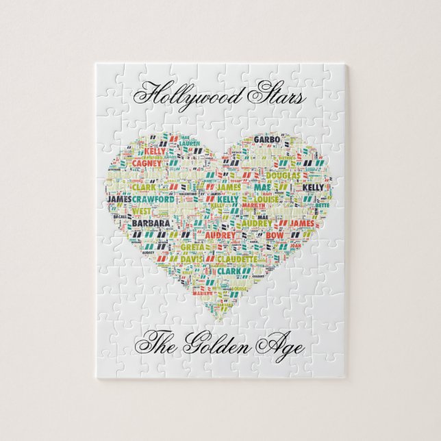 Golden Age of Hollywood Stars jigsaw puzzle (Vertical)