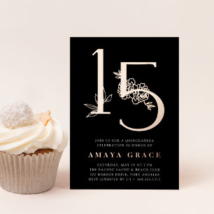 Golden Age   Quinceanera Birthday Rose Gold