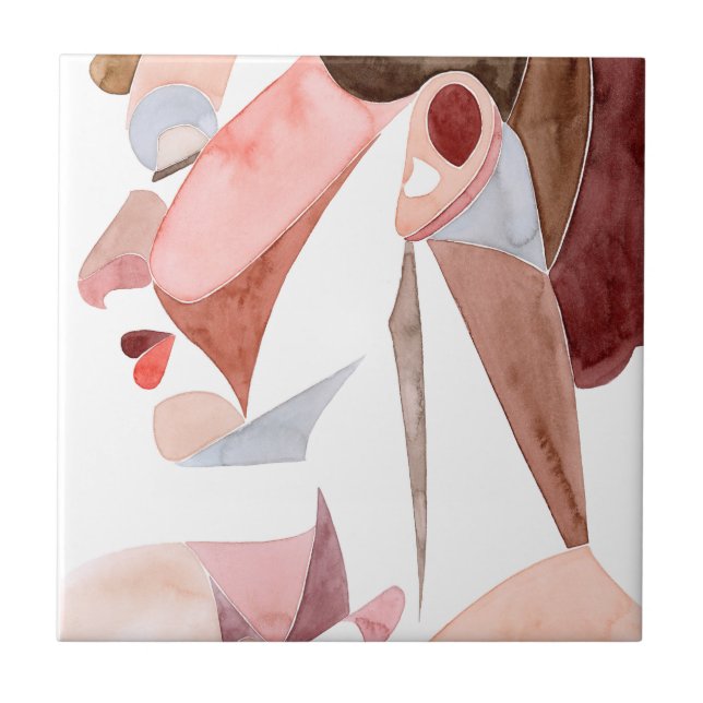 Golden Age Woman Ceramic Tile (Front)