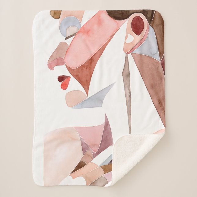 Golden Age Woman Sherpa Blanket (Front)