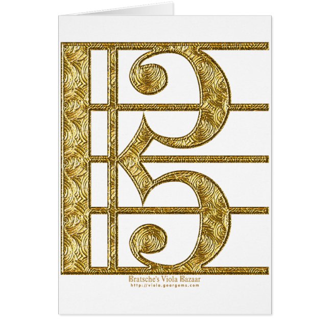 Golden Alto Clef (Front)