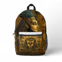 Golden Ancient Print | Cut & Sew Bag