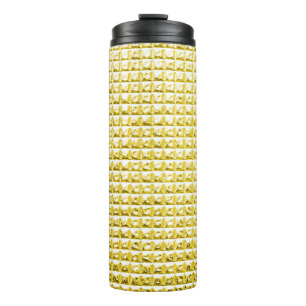 Golden and black glass surface.Golden surface.The Thermal Tumbler