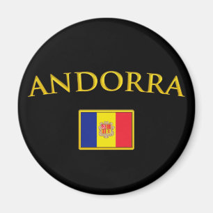 Golden Andorra Magnet