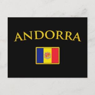 Golden Andorra Postcard