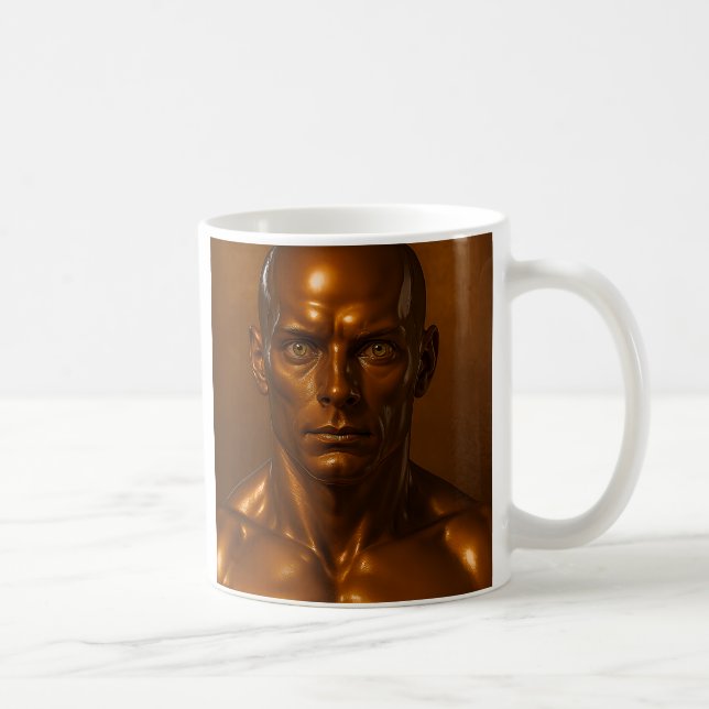 golden android coffee mug (Right)