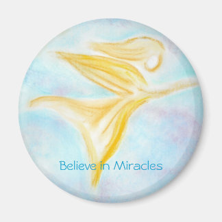 Golden Angel – Believe in Miracles Magnet