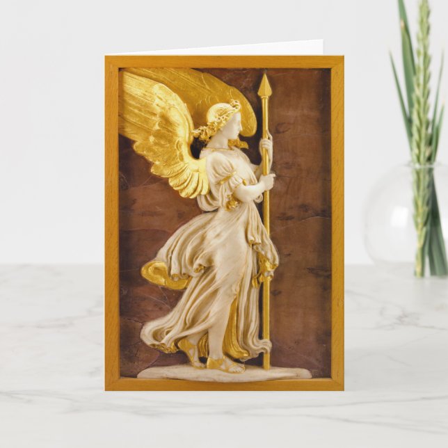 Golden Angel Holiday Card (Front)