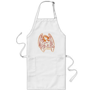 Golden Angel Of Peace Apron