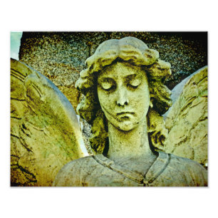 Golden Angel Photo Print