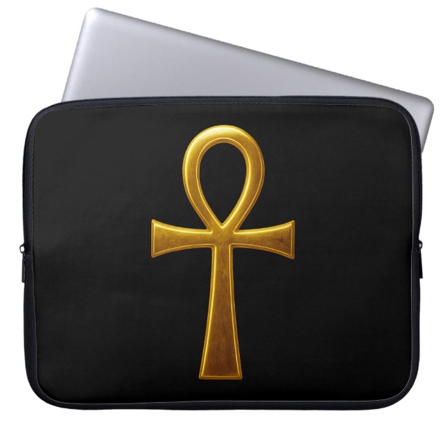 Golden Ankh Tablet & Laptop Cases (Front)