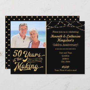 Golden Anniversary, 50 Years in the Making Invitation