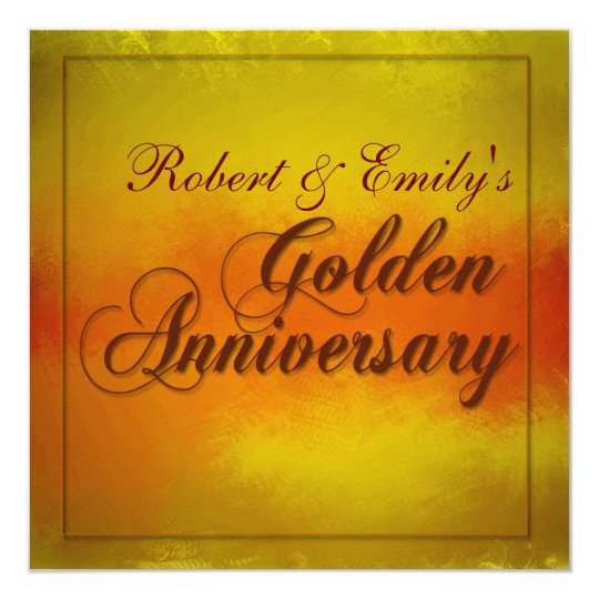 Golden Anniversary Card