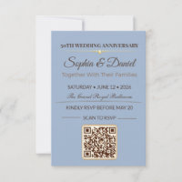 Golden Anniversary Invite | Elegant Love Gala