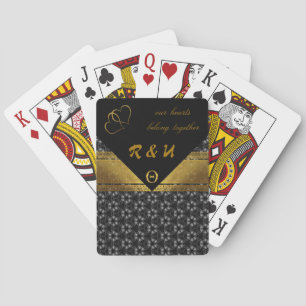 Golden Anniversary Patterned Playing Cards