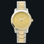 Golden Anniversary Watch<br><div class="desc">Golden Anniversary watch. Customise and personalise the name , as desired.</div>