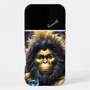 Golden Ape's Cosmic Toast iPhone 16 Pro Max Case