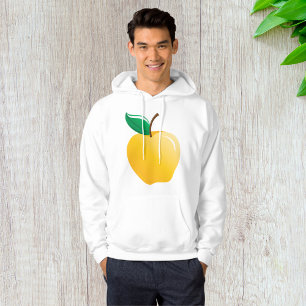 Golden Apple Bright Yellow Fruit Hoodie