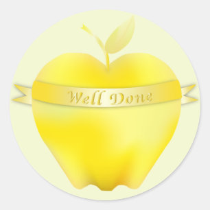 Golden Apple Praise Stickers