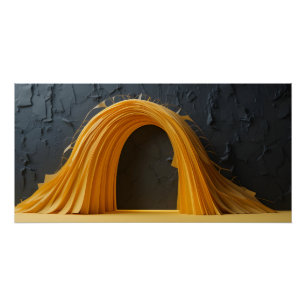 Golden Arch Sculpture Poster