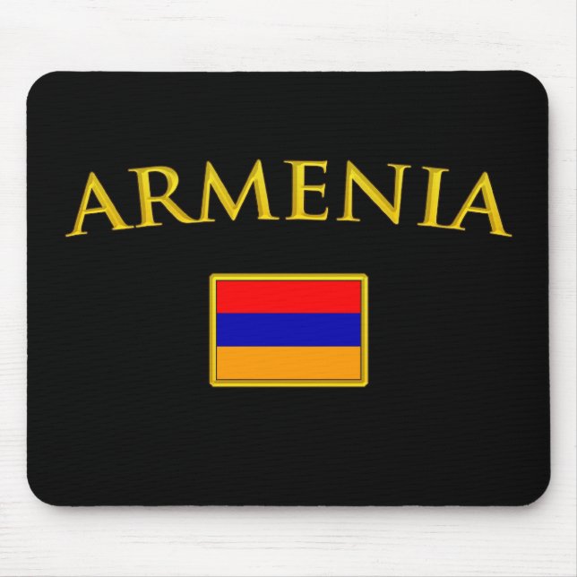 Golden Armenia Mouse Pad (Front)