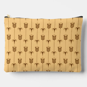 Golden Arrow Geometric Pattern Accessory Pouch