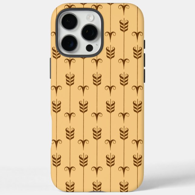 Golden Arrow Geometric Pattern Case-Mate iPhone Case (Back)