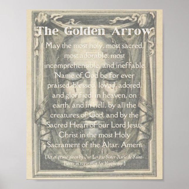 Golden Arrow Print (Front)