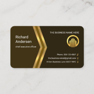 Golden Arrows Moving Forward Manager Business Card