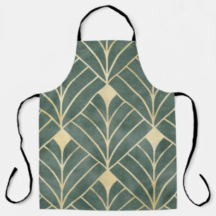 Golden Art Deco: Luxurious Seamless Style Apron