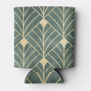 Golden Art Deco: Luxurious Seamless Style Can Cooler