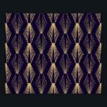 Golden art Deco Pattern. Seamless dark blue backgr Poster<br><div class="desc">Golden art Deco Pattern. Seamless dark blue background. Scales or shells ornament. Minimalist geometric design. Vintage lines. 1920-30s motifs. Luxury vintage illustration
art,  deco,  1920s,  background,  design,  geometric,  gold,  pattern,  line,  vintage,  1930s,  20s,  30s,  abstract,  classic,  crisscross,  dark,  decoration,  decorative,  diagonalvintage,  retro,  illustration, </div>