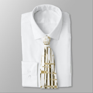 Golden Art Deco Tie