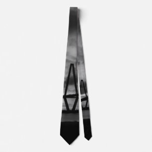 Golden Arthur Ravenel Pano Grayscale Neck Tie