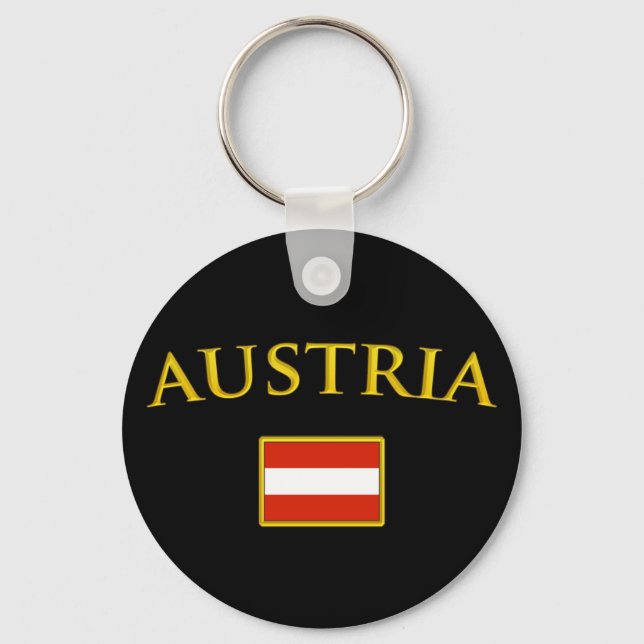Golden Austria Key Ring (Front)