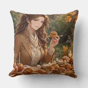 Golden Autumn Dessert Table Cushion