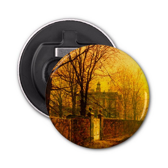 Golden Autumn John Atkinson Grimshaw Bottle Opener (Front)