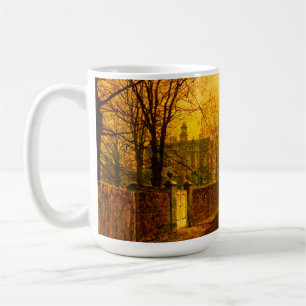 Golden Autumn John Atkinson Grimshaw Coffee Mug