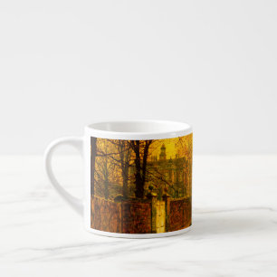 Golden Autumn John Atkinson Grimshaw Espresso Cup