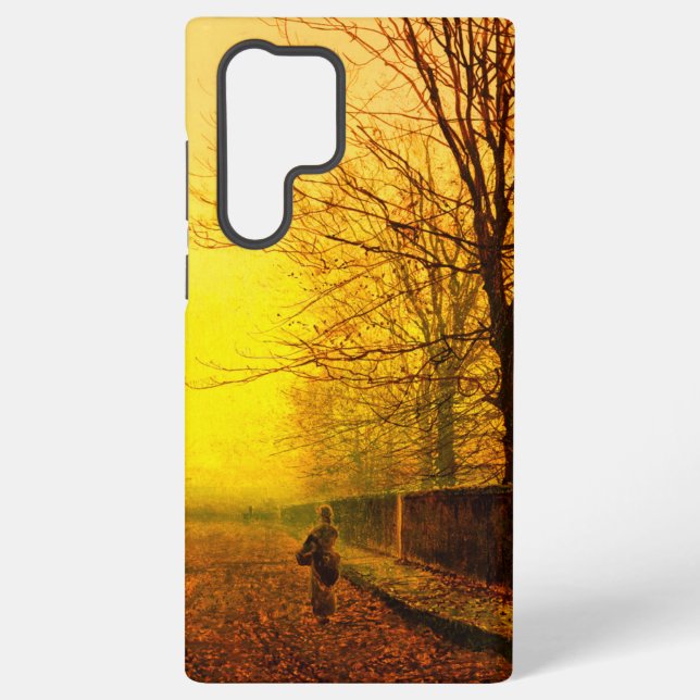 Golden Autumn John Atkinson Grimshaw Samsung Galaxy S22 Ultra Case (Back)
