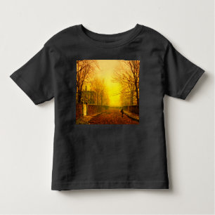 Golden Autumn John Atkinson Grimshaw Toddler T-Shirt