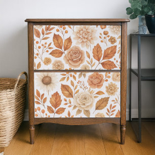 Golden Autumn Leaves Decoupage Tissue Paper