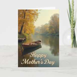 Golden Autumn Mothers Day Card