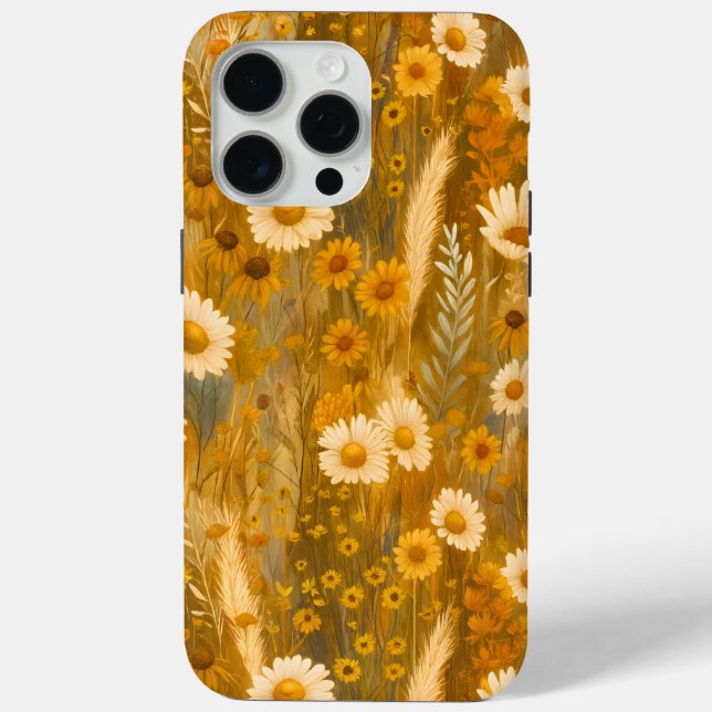 Golden Autumn Wildflower - Rustic Fall  Case-Mate iPhone Case (Back)