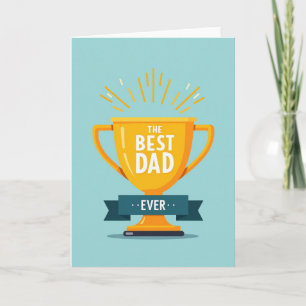 Golden Award Fathers Day Card