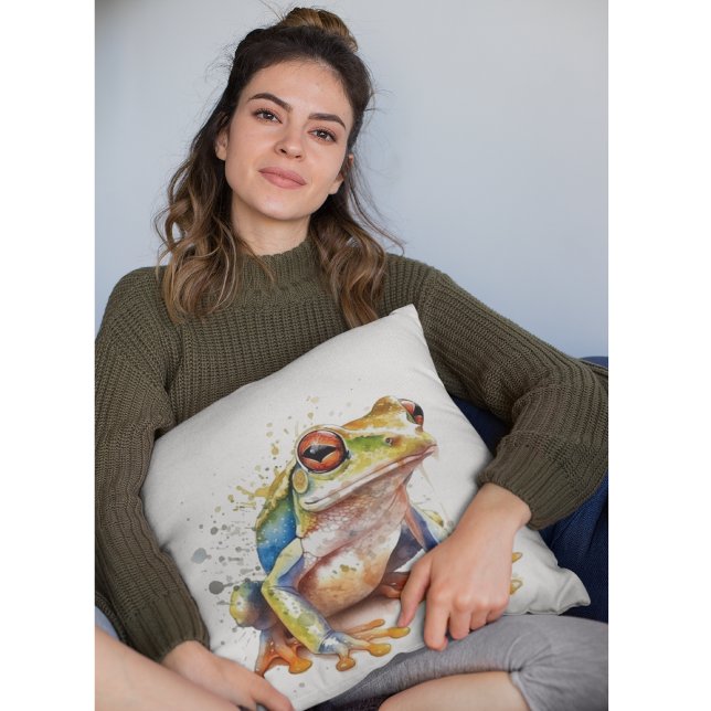 Golden Azure Tree Frog Cushion (Creator Uploaded)