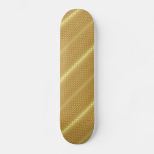 Golden background skateboard