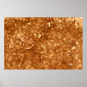 Golden background sylvester poster